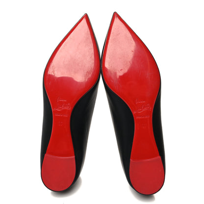 Christian Louboutin Shiny Nappa Ballalla Flats 37 Black 5 of 8