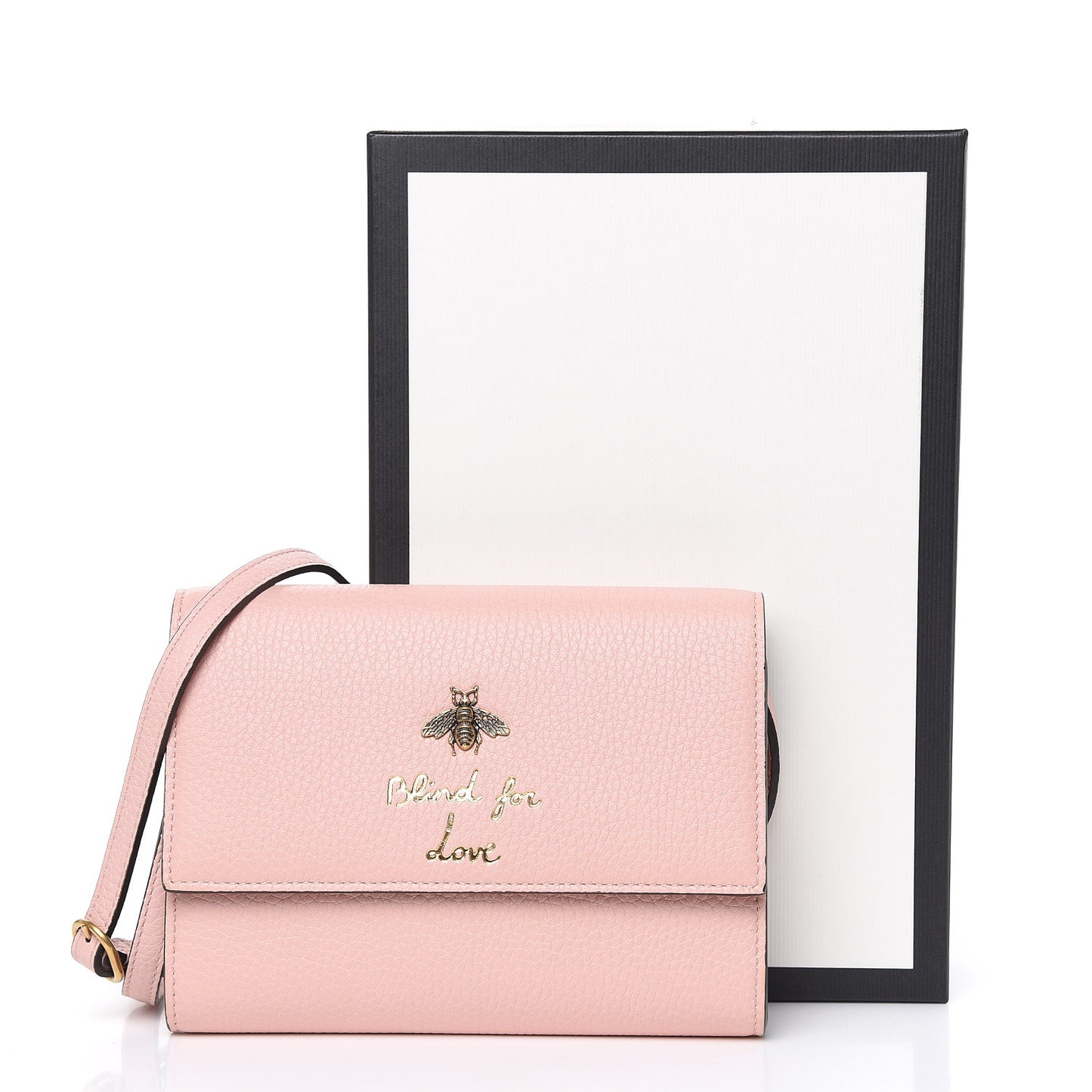 Calfskin Blind For Love Crossbody Pink