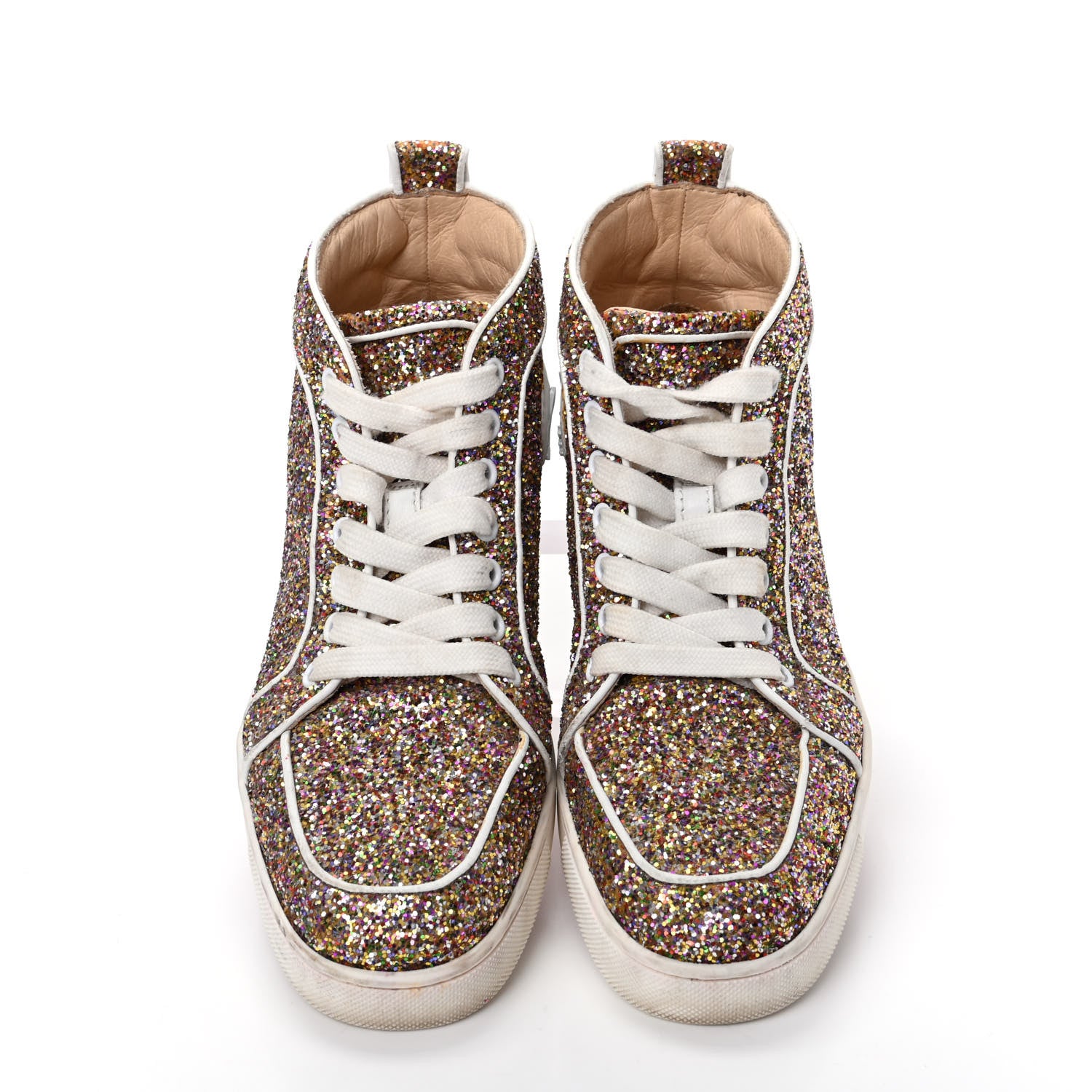 Christian Louboutin Glitter Nappa Rantus Orlato Sneakers 37 Multicolor 5 of 10
