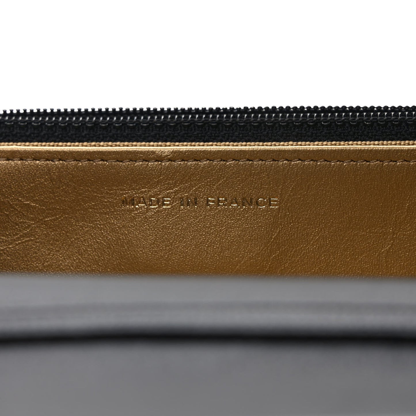 Lambskin Quilted CC Pearl Crush Wallet on Chain WOC Black