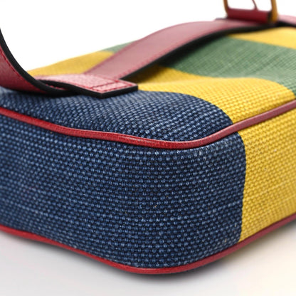 Gucci Canvas Marley Stripe Script Logo Gucci 80 Belt Bag Multicolor 7 of 12