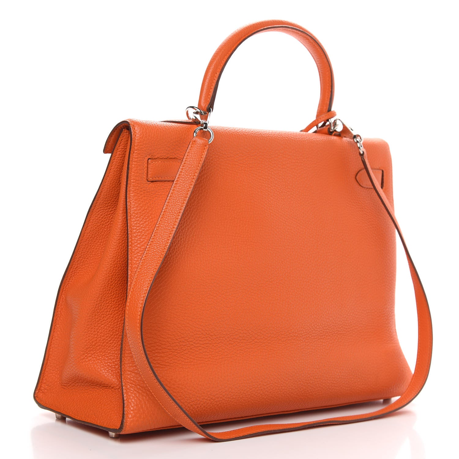 Hermes Togo Kelly Sellier 35 Orange 4 of 15