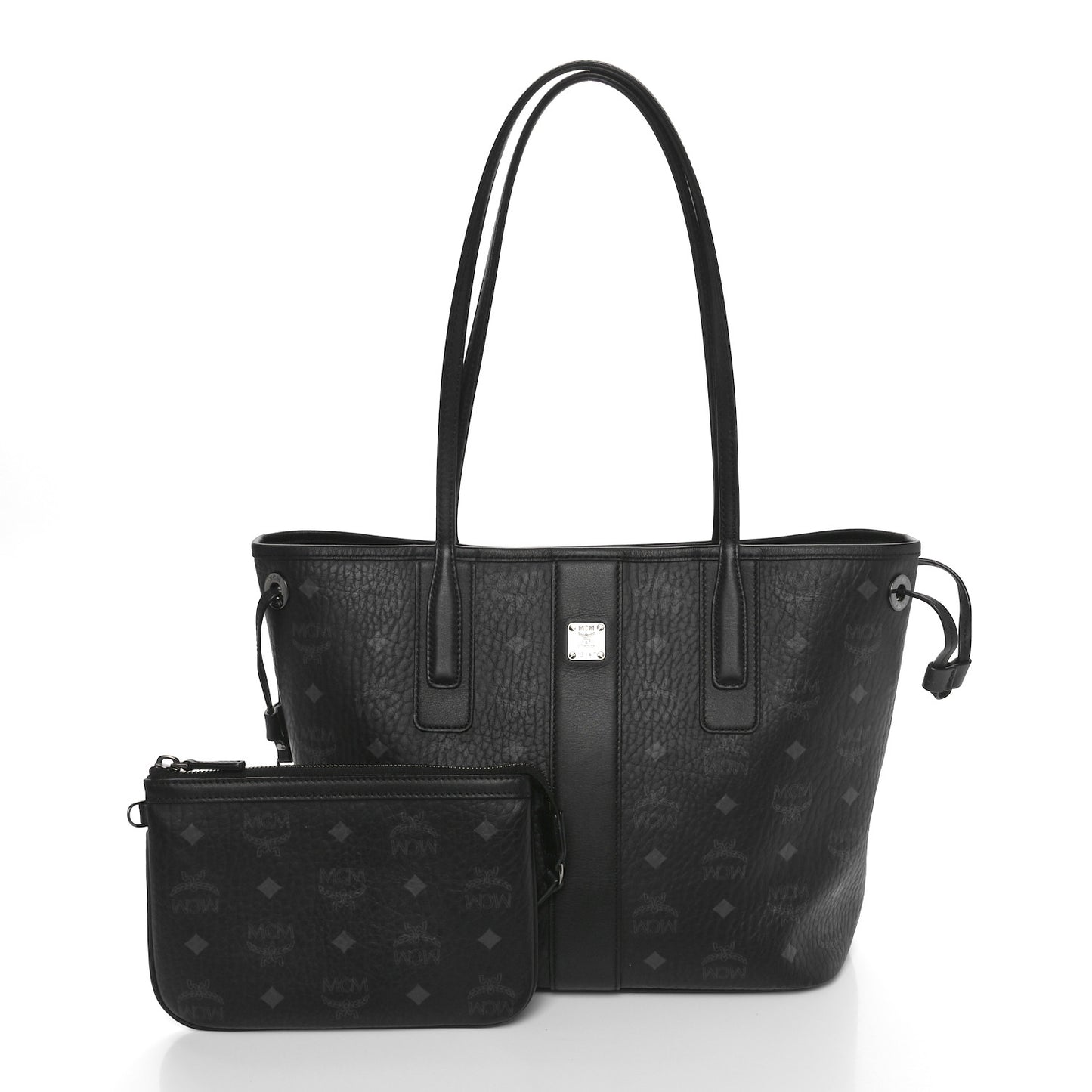 Visetos Small Liz Reversible Shopper Tote Black