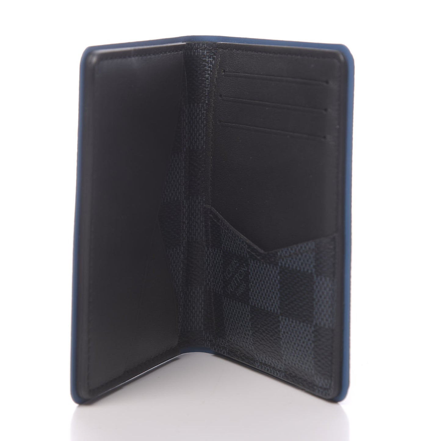 Damier Graphite Pocket Organizer Blue