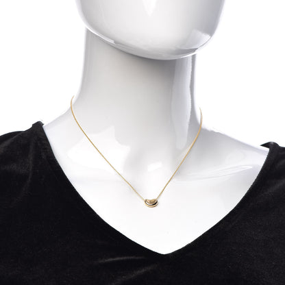 Tiffany 18K Yellow Gold 11mm Elsa Peretti Bean Pendant Necklace 2 of 7
