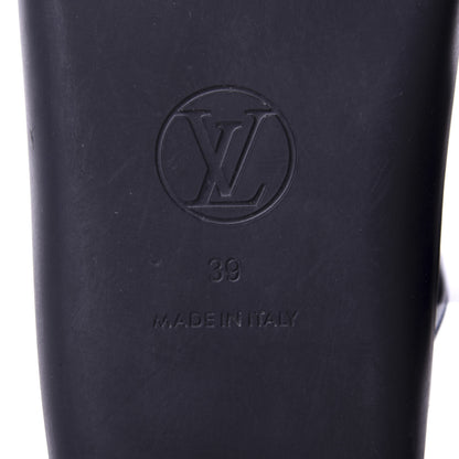 Louis Vuitton Monogram Sunbath Flat Mule Sandals 39 Black 8 of 9