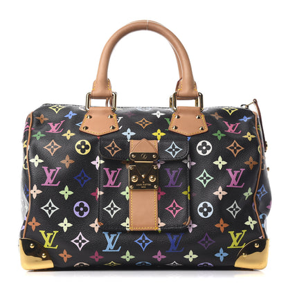 Louis Vuitton Monogram Multicolor Speedy 30 Black 1 of 9