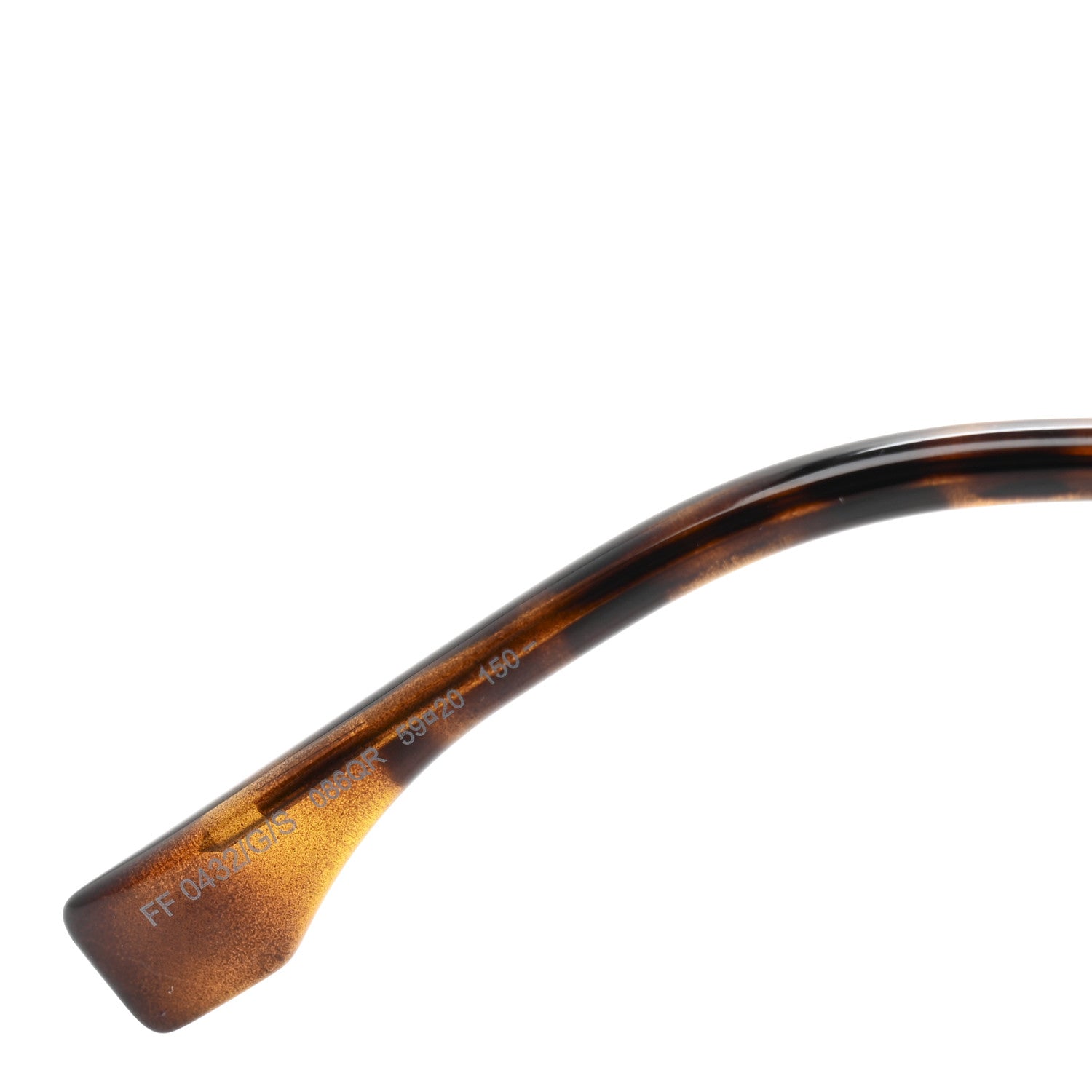 Fendi Acetate Cat Eye Sunglasses FF 0432/G/S Tortoise 6 of 7