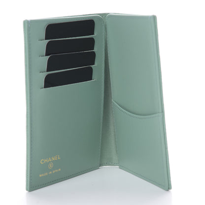 Chanel Caviar Quilted Passport Holder Green 5 of 8