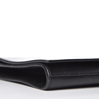 Saint Laurent Calfskin Monogram Large Belle De Jour Clutch Black 10 of 13