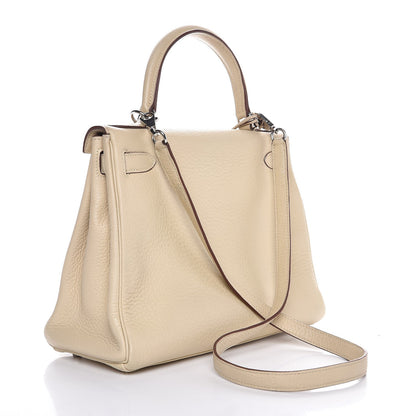 Hermes Taurillon Clemence Kelly Retourne 28 Parchemin 4 of 38