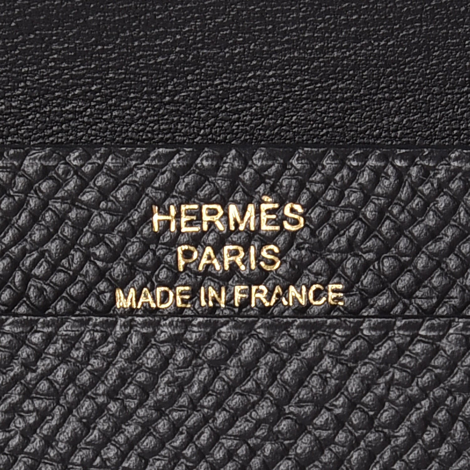 Hermes Epsom Bearn Card Holder Wallet Black 6 of 8