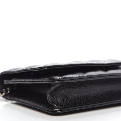 Chanel Caviar Quilted Wallet On Chain WOC Black 6 of 10