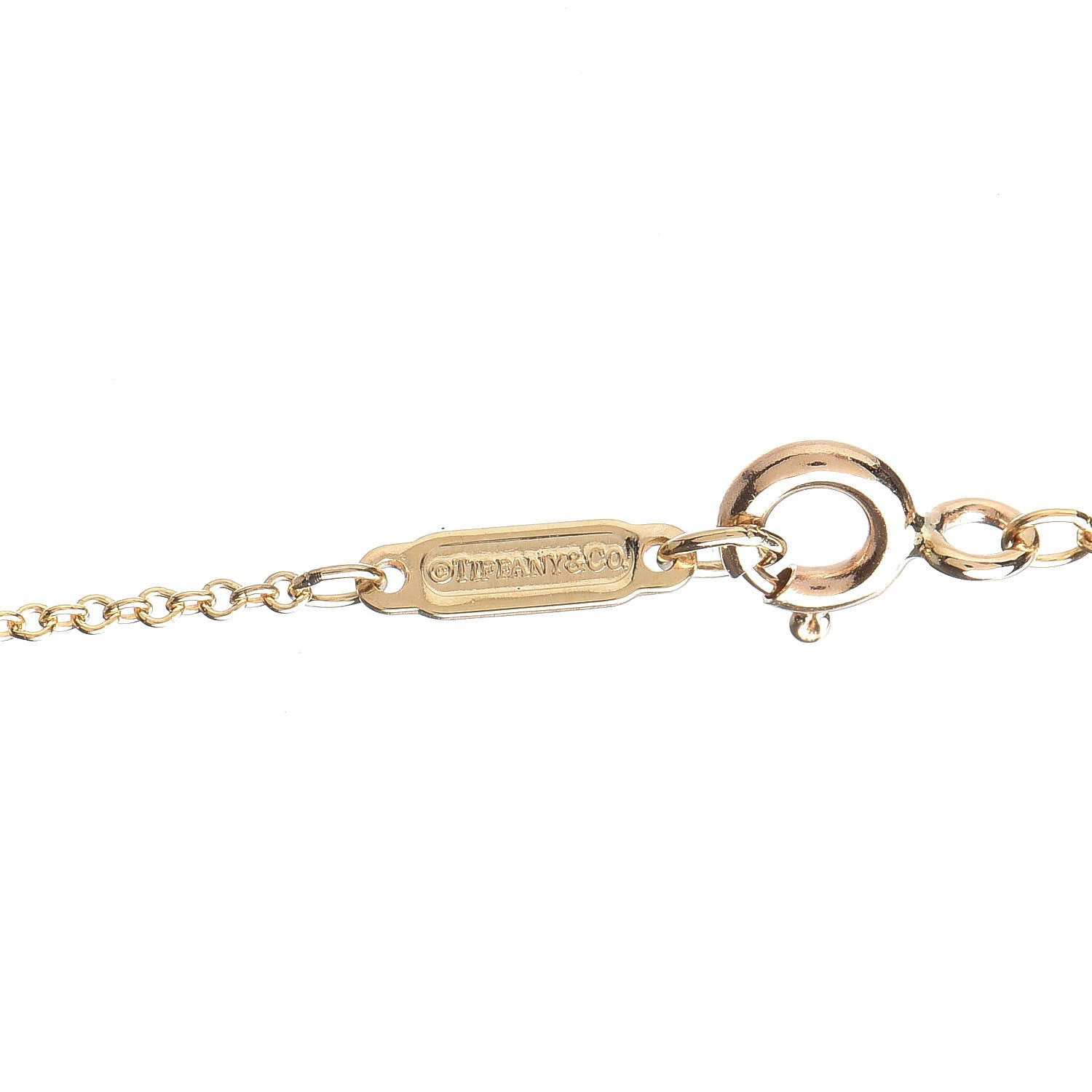Tiffany 18K Yellow Gold Elephant Never Forgets Pendant Necklace 7 of 8
