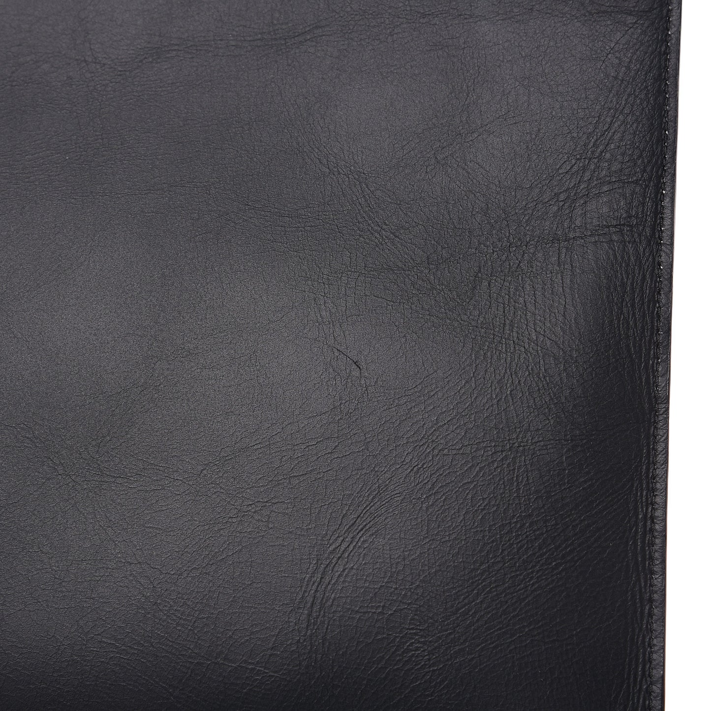 Calfskin Cobra Print Zip Pouch Black