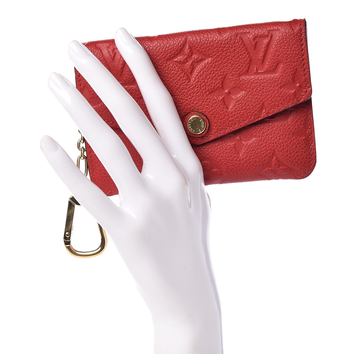 Louis Vuitton Empreinte Key Pouch Cherry 2 of 7