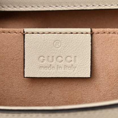 Gucci Wonka Grain Calfskin Small Diana Tote Bag Mystic White Cuir 8 of 13