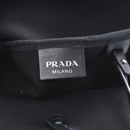 Prada Canvas Racing Logo Tote White 7 of 12