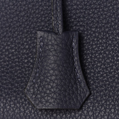 Hermes Togo Birkin 30 Bleu Nuit 30 of 33