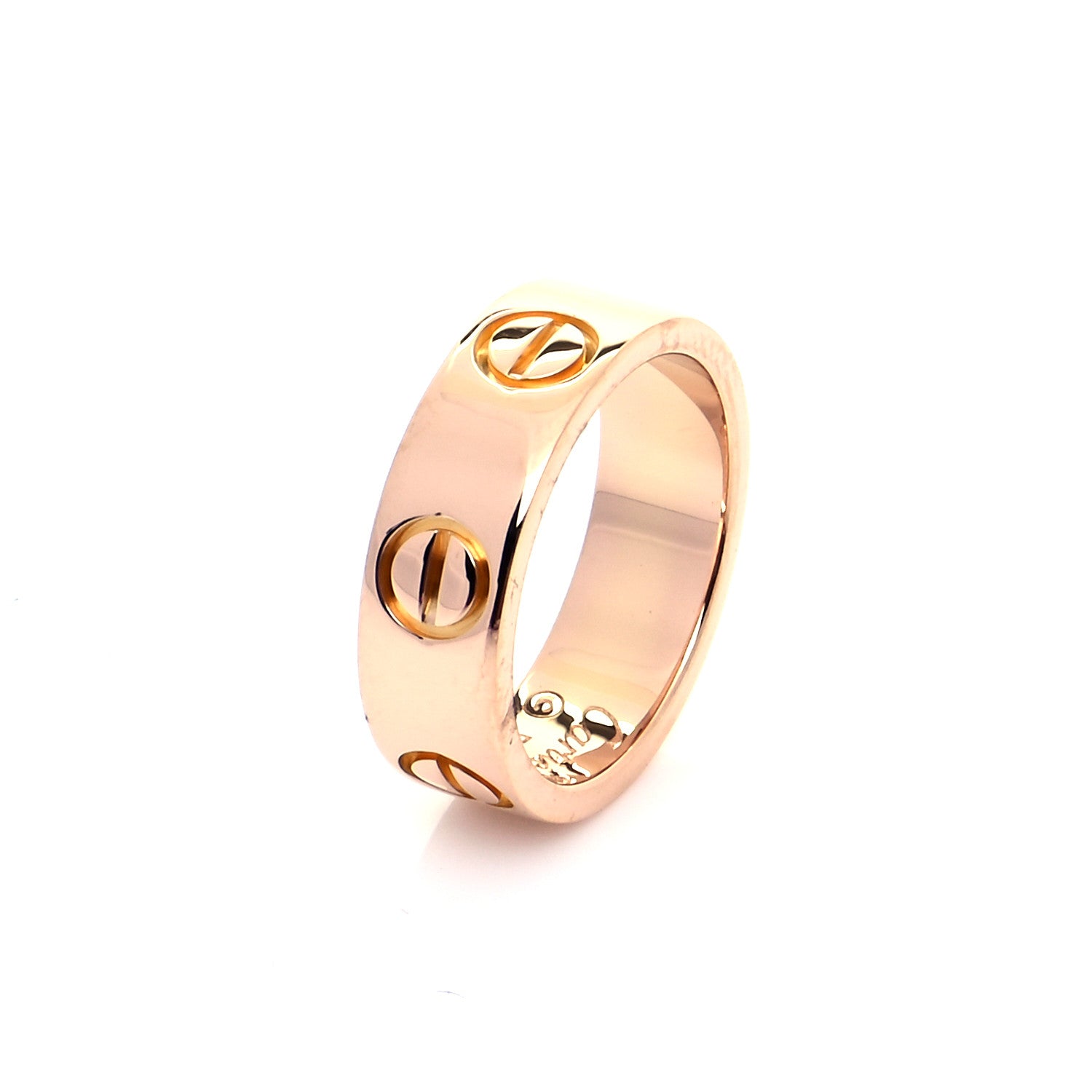 Cartier 18K Pink Gold 5.5mm LOVE Ring 45 3.25 4 of 6