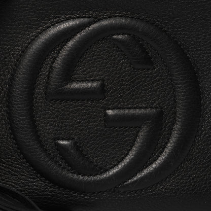 Gucci Pebbled Calfskin Small Soho Disco Bag Black 8 of 15