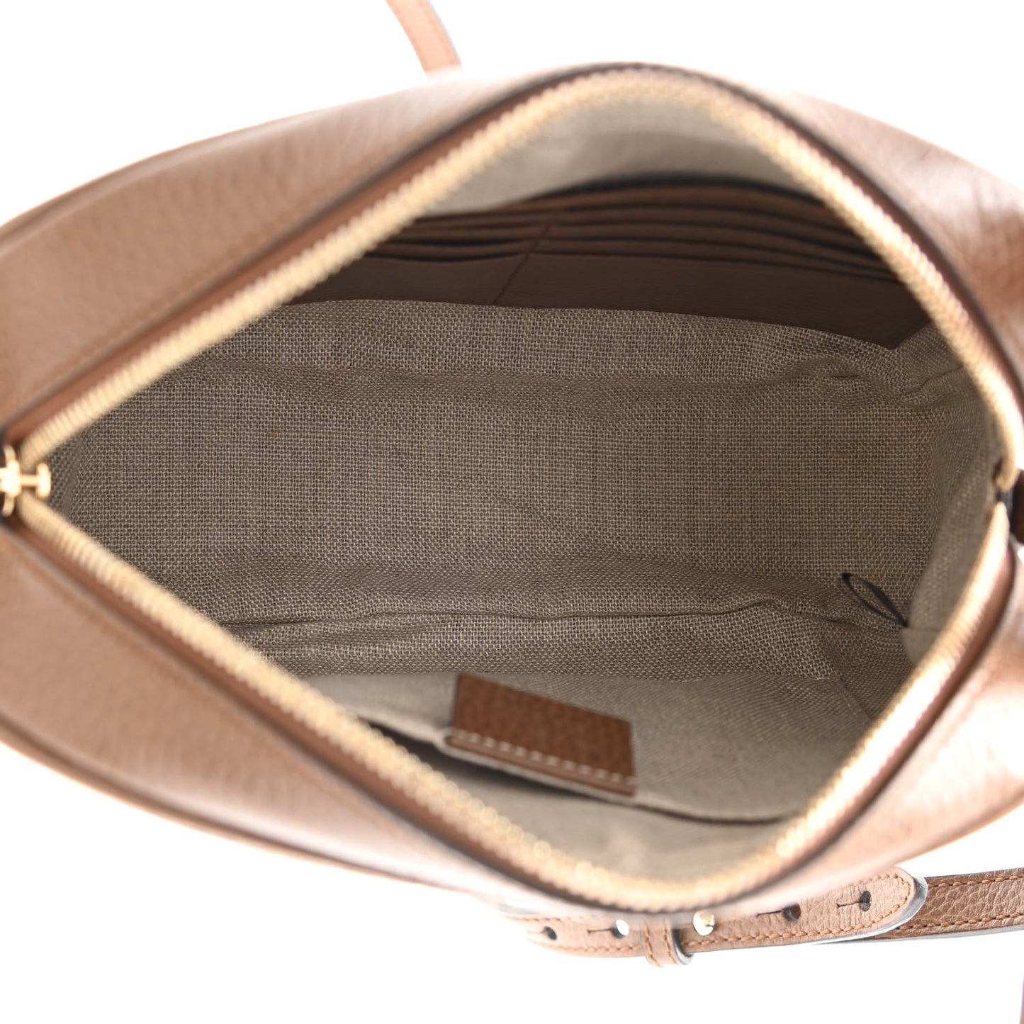 Monogram Mini Bree Messenger Bag Beige Tabacco