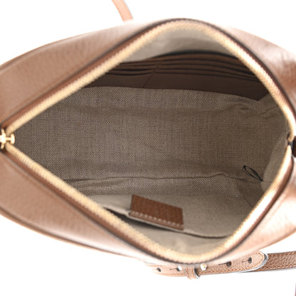 Gucci Monogram Mini Bree Messenger Bag Beige Tabacco 5 of 13