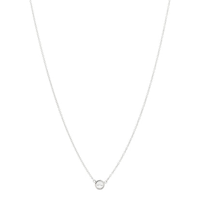 Tiffany Platinum Diamond .24ct Elsa Peretti Diamonds by the Yard Pendant Necklace 1 of 5