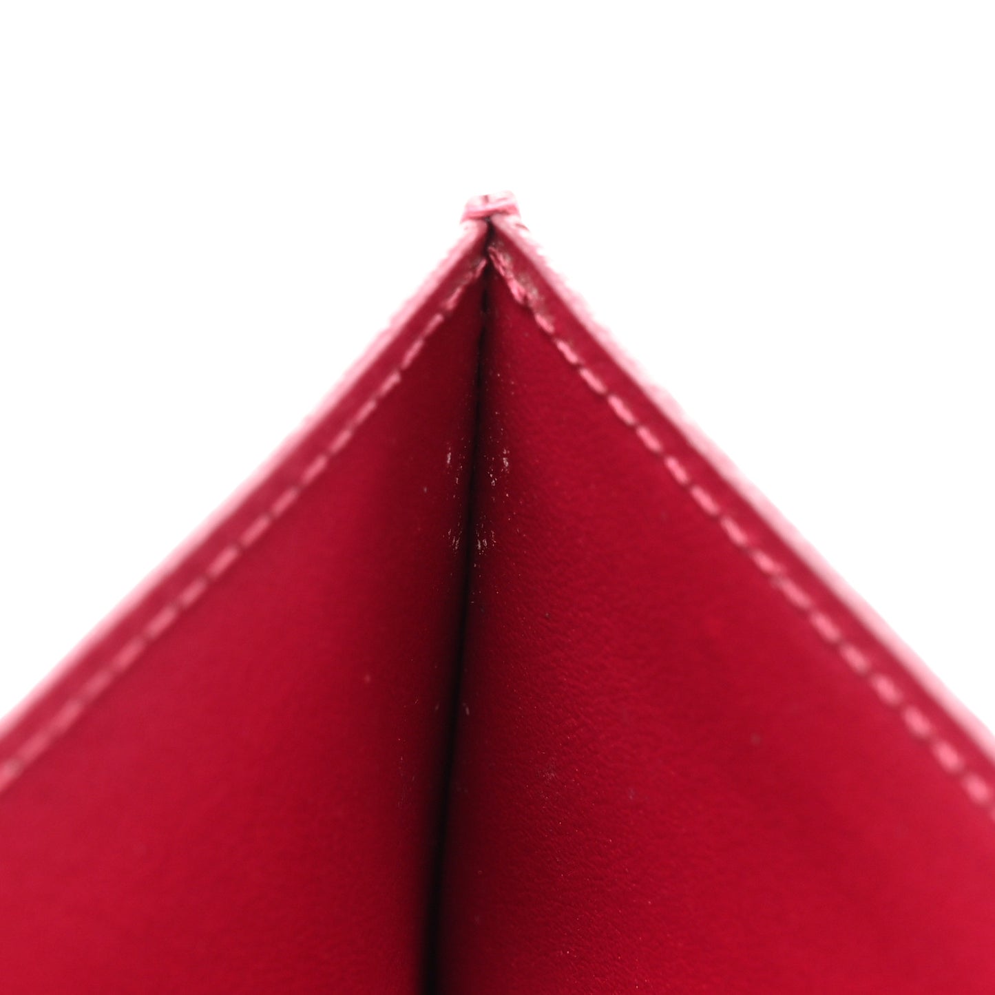 Calfskin Felicie Card Holder Insert Fuchsia
