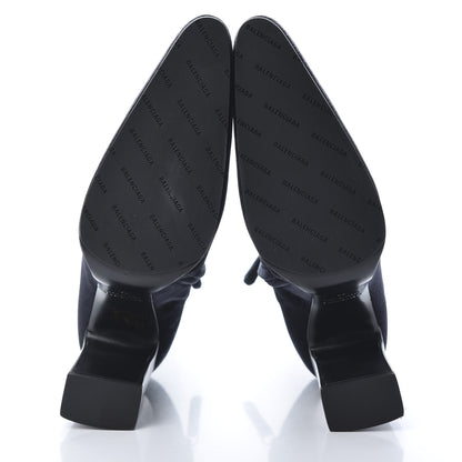 Balenciaga Smooth Velvet Ankle Boots 39 Black 5 of 9