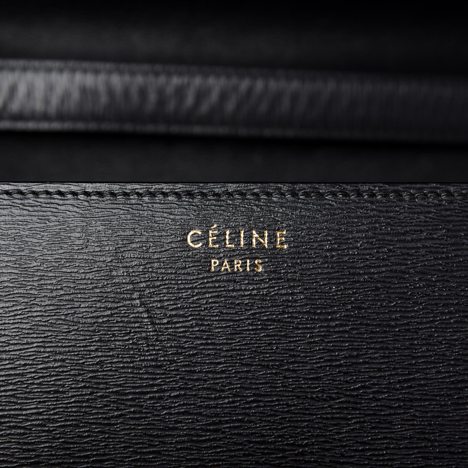 Celine Liege Calfskin Medium Classic Box Flap Bag Black 15 of 22