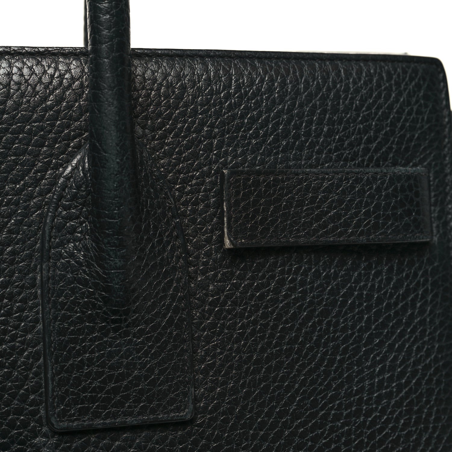 Saint Laurent Grained Calfskin Small Sac De Jour Black 15 of 15