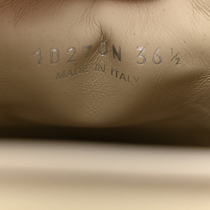 Prada Suede Metal Triangle Logo Saint Tropez 25mm Loafer Mules 36.5 Talco 7 of 9