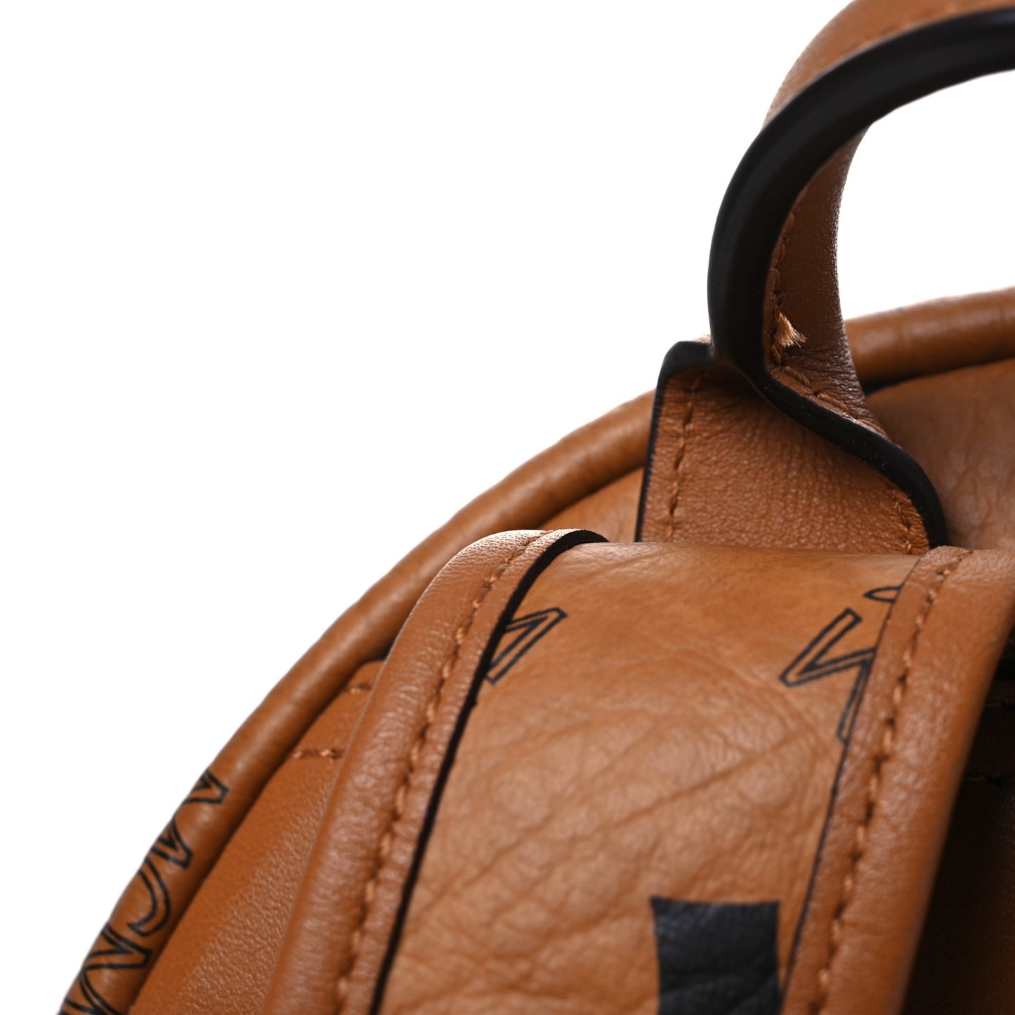 Visetos Small Side Stud Stark Backpack Cognac