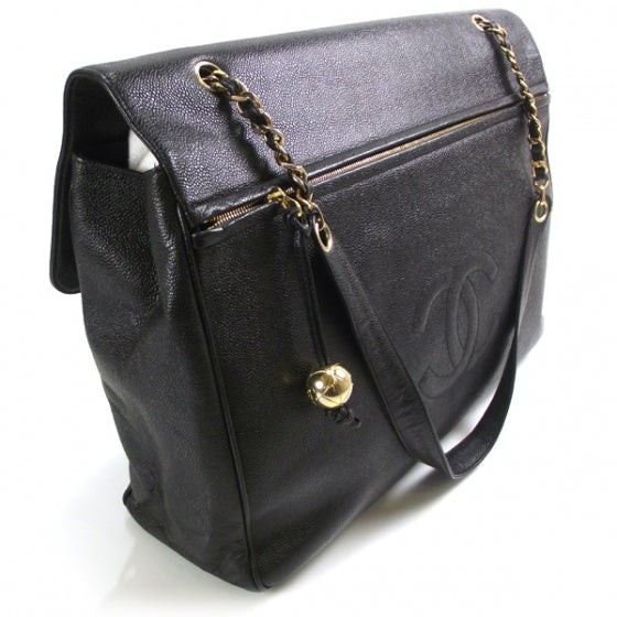 Chanel Caviar XL Business Tote Black 3 of 13