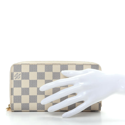 Louis Vuitton Damier Azur Zippy Wallet 2 of 7