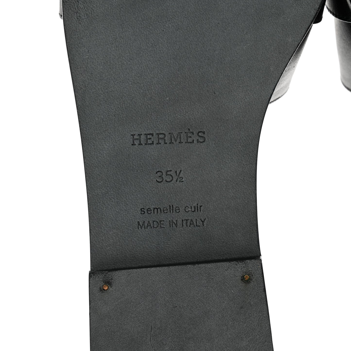 Calfskin Giulia Sandals 35.5 Black