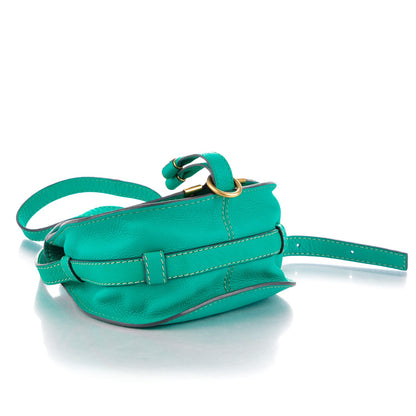 Chloe Calfskin Mini Marcie Round Crossbody Bag Jade Green 4 of 8