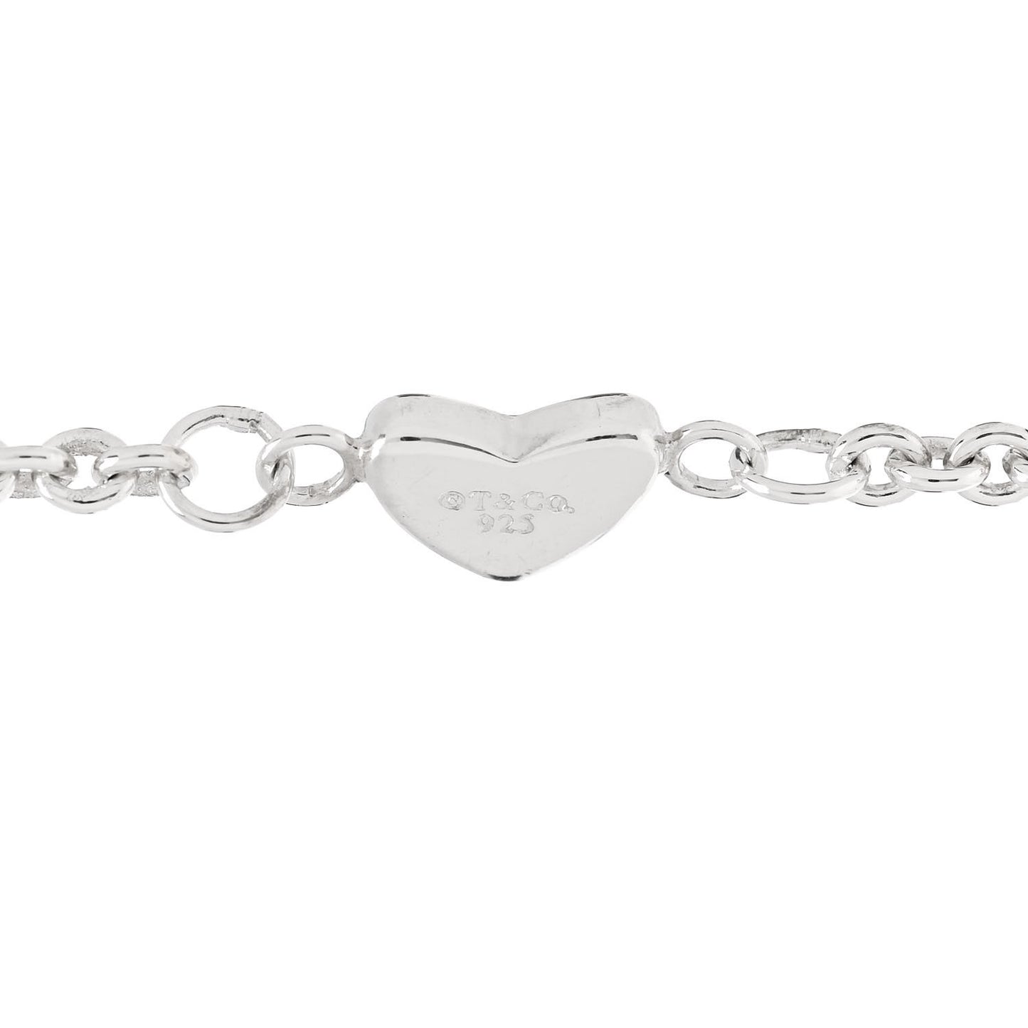 Sterling Silver Heart Toggle Bracelet