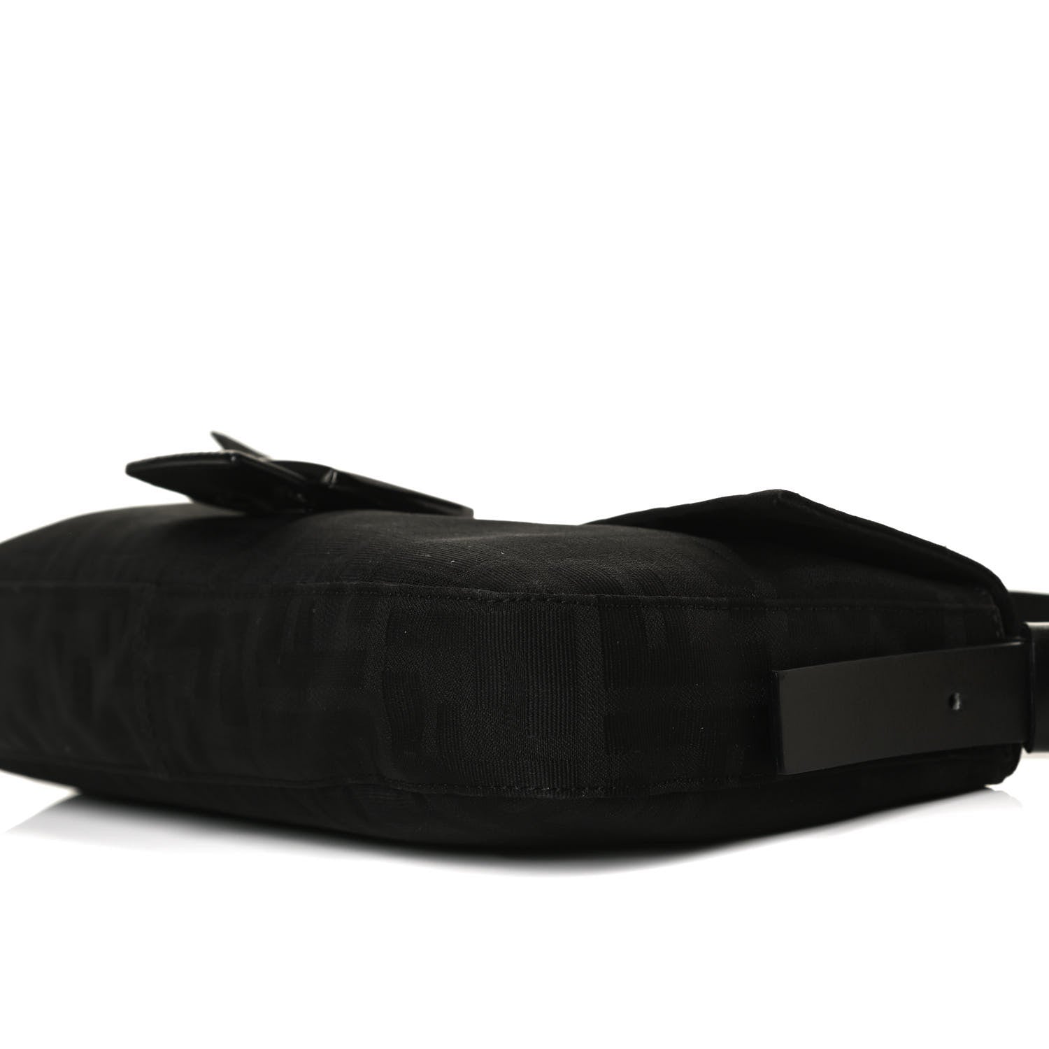 Fendi Nylon Zucca Baguette Black 10 of 12
