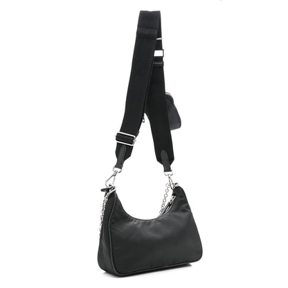 Prada Nylon Re-Edition 2005 Shoulder Bag Black 3 of 12
