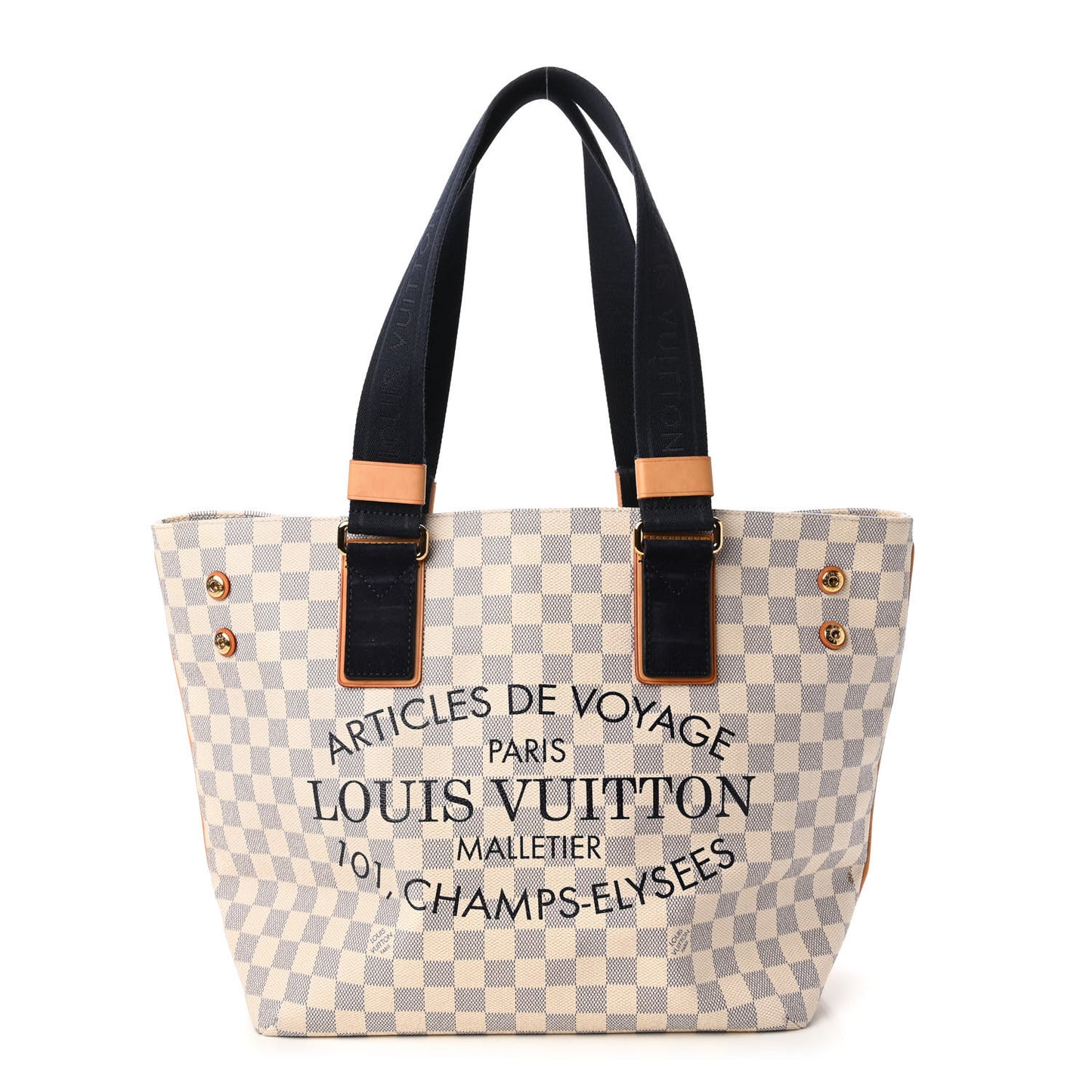 Damier Azur Beach Cabas PM