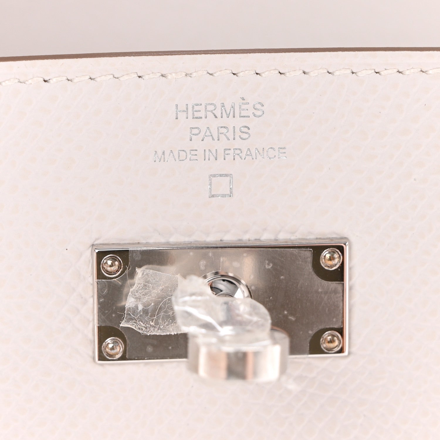 Hermes Epsom Shiny Alligator Touch Kelly Wallet To Go Gris Pale Gris Ciment 6 of 11