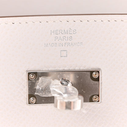 Hermes Epsom Shiny Alligator Touch Kelly Wallet To Go Gris Pale Gris Ciment 6 of 11