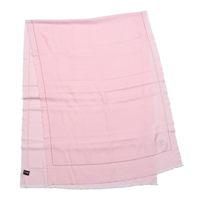 Chanel Wool Metal Chain Stole Light Pink 2 of 4