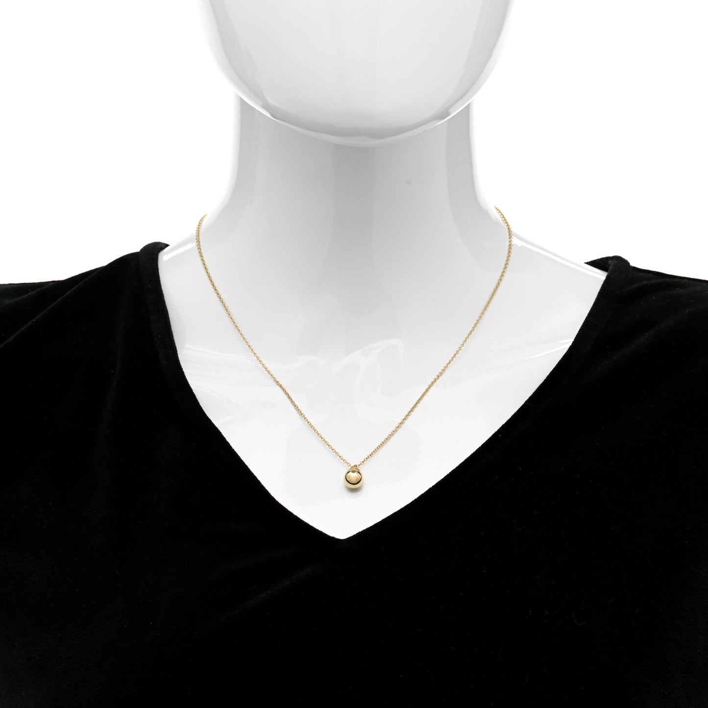 18K Yellow Gold 8mm HardWear Ball Pendant Necklace