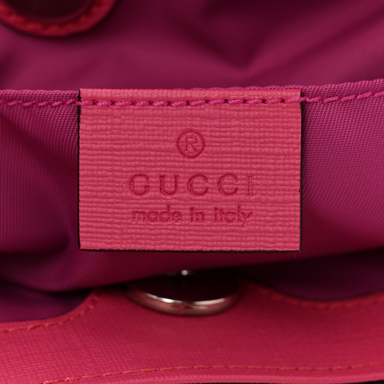 Gucci GG Supreme Monogram Kids Rosebud Tote Pink 6 of 10