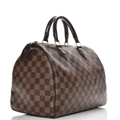 Louis Vuitton Damier Ebene Speedy 30 3 of 8
