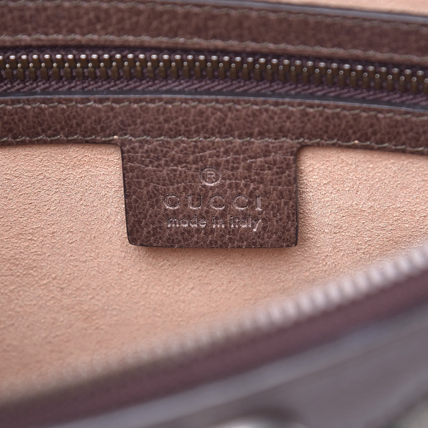 Gucci GG Supreme Monogram Web Ophidia Portfolio Pouch Beige New Acero 6 of 9