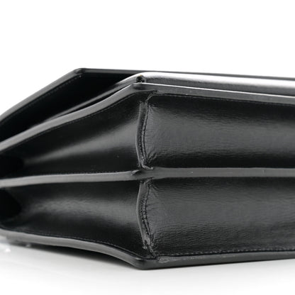 Saint Laurent Calfskin Medium Monogram Monochrome Sunset Black 11 of 15